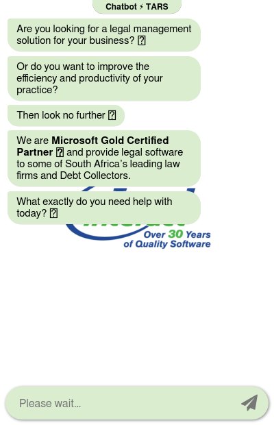 Chatbot for Legal Management Software Serviceschatbot