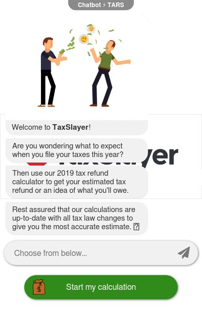 Tax Refund Calculator Chatbotchatbot
