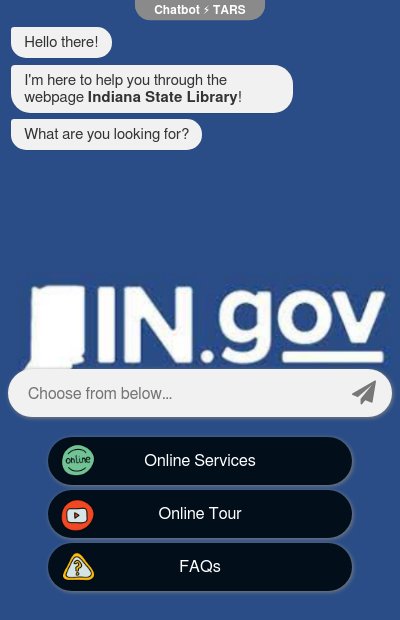 Chatbot for State Librarychatbot