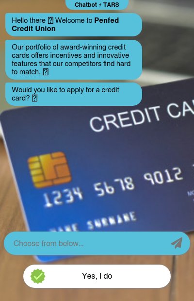 Credit Card Application Chatbotchatbot