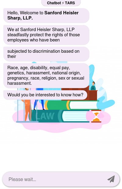 Employment Discrimination Lawyers Chatbot chatbot