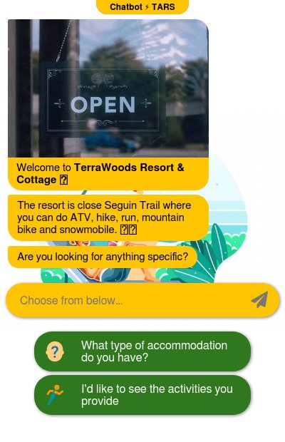 Resort & Cottage Booking Chatbot chatbot