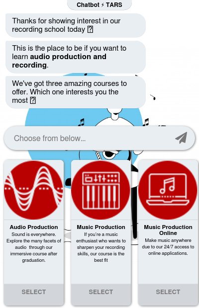 Music Institute Application Botchatbot