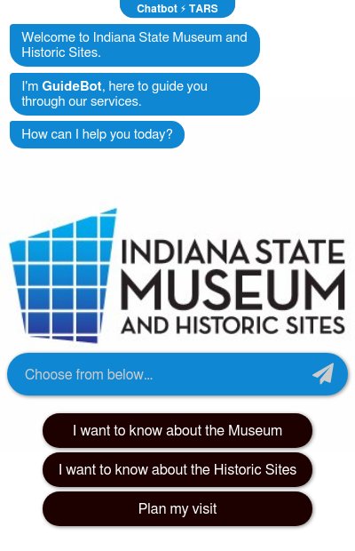 GuideBot for State Museum and Historic Siteschatbot