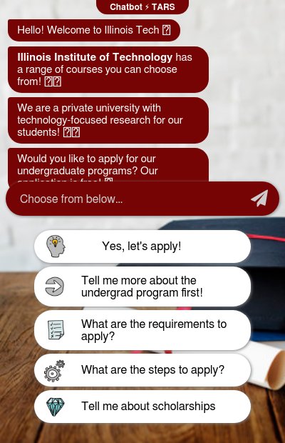 Undergraduate Admissions Chatbotchatbot