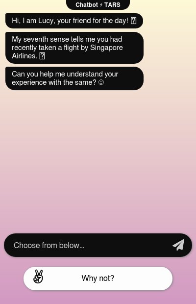 Airline Passenger Survey Chatbotchatbot