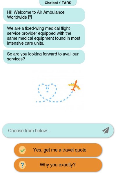 Air Ambulance Chatbotchatbot