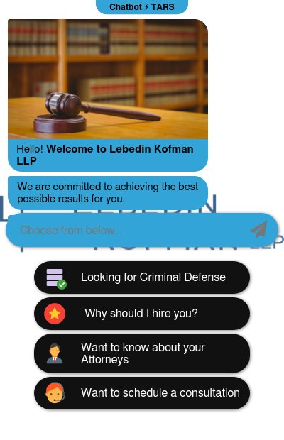 Chatbot for Attorneyschatbot