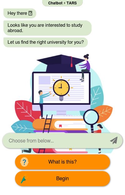 University Search Chatbot for Studying Abroadchatbot