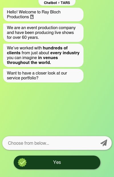 Chatbot for Event Management Companychatbot