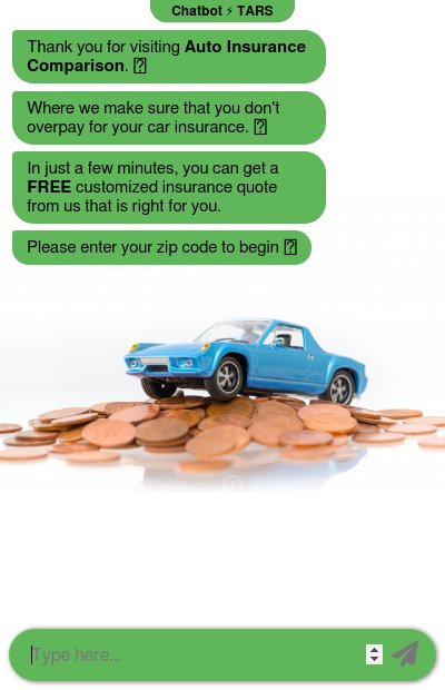 Auto Insurance Comparisons Chatbot chatbot