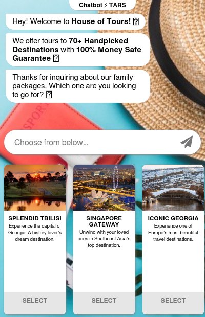 Family Holiday Packages Chatbotchatbot