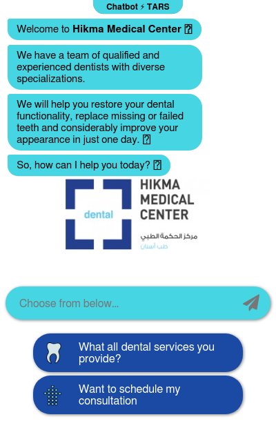 Appointment Booking Chatbot for Dental Clinicchatbot