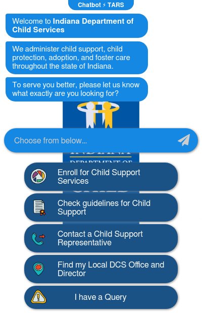 Indiana Department of Child Serviceschatbot