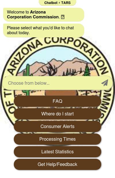 Arizona Govt Chatbotchatbot
