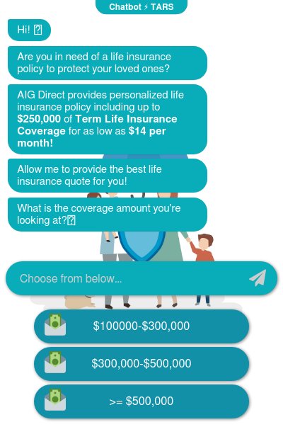 AIG Direct Life Insurancechatbot